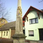 Sächsische Postmeilensäule in Brück, Ansicht 2