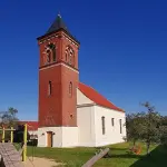 Denkmalgeschützte Dorfkirche in Wenzlow