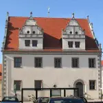 Rathaus im Renaissance-Stil von 1570 in Niemegk